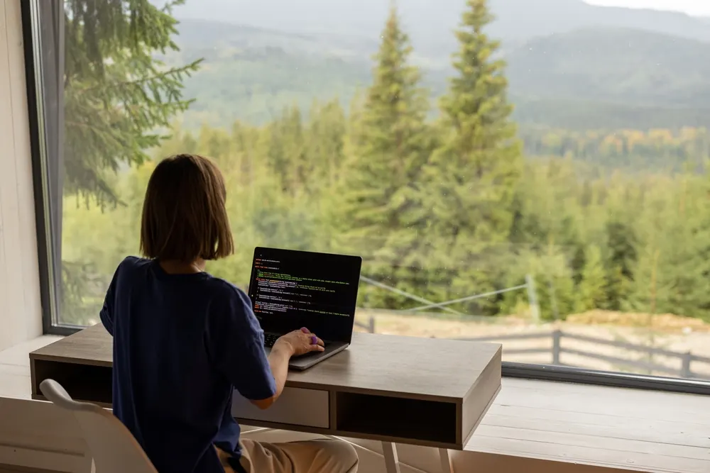 remote work from mountains